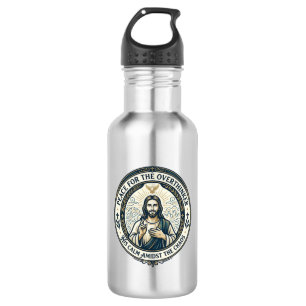 Jesus mentale gezondheid bevestigingen T-shirt ins Waterfles