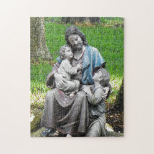 JESUS MET KINDEREN LEGPUZZEL