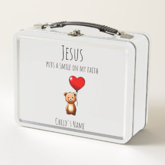 Jésus Met Un Sourire Sur Ma Foi Lunchbox Customisé