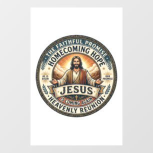 Jesus Militaire Partner Wachtdoe Vrouw T-Shirt Ins Raamsticker