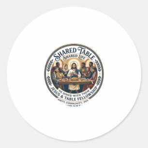 Jesus Moeders Groep Vrouwen Bijbelstudie Vintage T Ronde Sticker