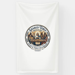 Jesus Moeders Groep Vrouwen Bijbelstudie Vintage T Spandoek