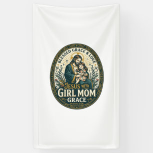 Jesús Moederschap Micro Identiteiten T-shirt Geloo Spandoek