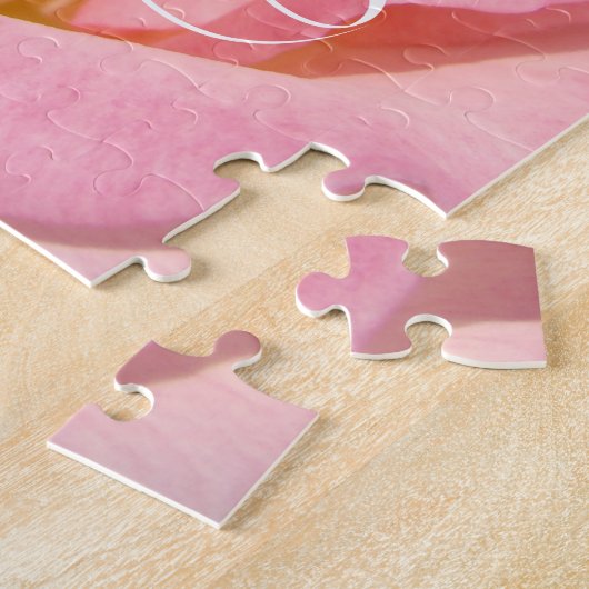 Jésus Moi Puzzle infini cadeaux Rose Fleur (Côté)