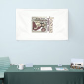 Jesus-monogram initiaal geloof Jesus-monogram init Spandoek (Beurs)