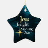 Jesus Morning Star Gepersonaliseerd Ornament (Rechts)