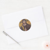 Jesus Mosaic Ronde Sticker (Envelop)