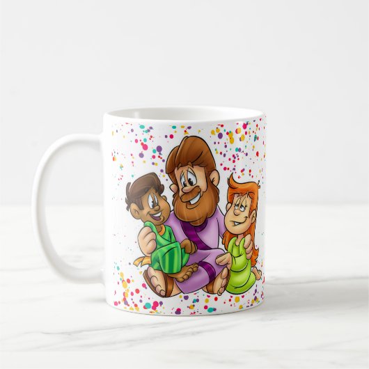 Jésus mug avec les enfants (Gauche)