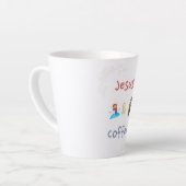 Jésus + Mug latte de café (Angle gauche)