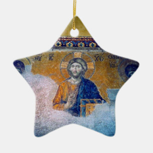 jesus mural ster keramisch ornament