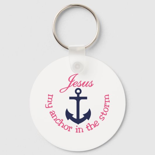 Jesus My Anchor Sleutelhanger (Voorkant)