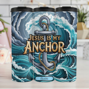 Jesus My Anchor Stormy Zeeen Thermosbeker