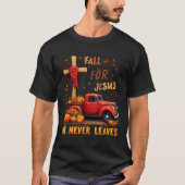 Jesus My Favourite Season Fall Christian Thanksgiv T-shirt (Voorkant)