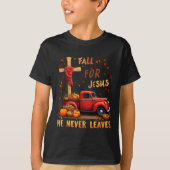 Jesus My Favourite Season Fall Christian Thanksgiv T-shirt (Voorkant)