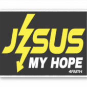Jesus my Hope Sticker (Voorkant)