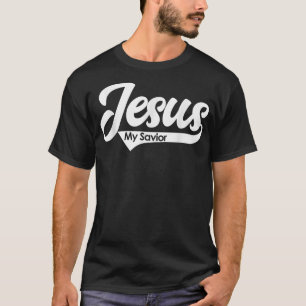 Jesus My Savior Faith Gebaseerde Christelijke cita T-shirt