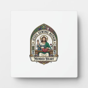 Jesus Naai Herstel Hersteld Hart Jesus Naai Herste Fotoplaat