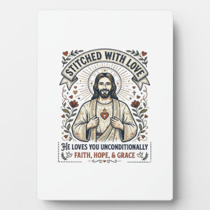 Jesus Naait Shirt Christelijke Grafiek_1 Fotoplaat