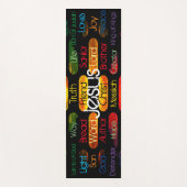 Jesus Names and Attributes Yoga Mat (Voorkant)