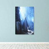 Jesus Night Wrapped Canvas Afdruk (Insitu (Houten vloer))
