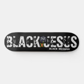 JÉSUS NOIR MESSIE NOIR Skateboard (Horz)