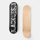 JÉSUS NOIR MESSIE NOIR Skateboard (Recto)