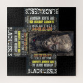 JÉSUS NOIR Puzzle (Horizontal)