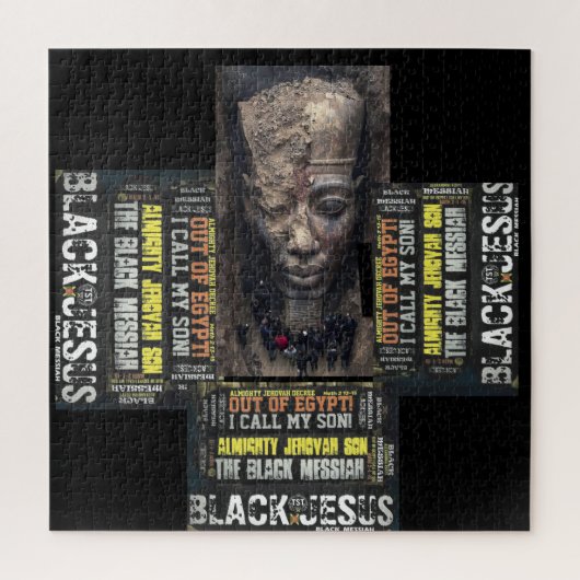 JÉSUS NOIR Puzzle (Vertical)