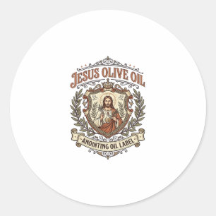 Jesus Olijfolie Zalfolie Label Jezus Olijfolie