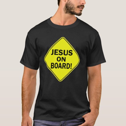 Jesus On Board T-shirt (Voorkant)