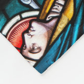 Jesus on Cross Fleece Deken (Hoek)
