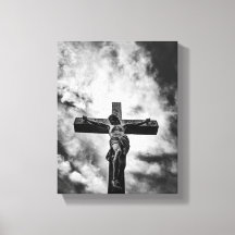 Jesus on the Cross – Faith and Redemption Canvas