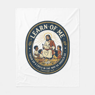 Jesus Onderwijsassistent School Steunpersoneel T-S Fleece Deken