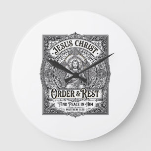 Jesus Ontruim Opgeruimd Huis T-shirt Christelijk G Grote Klok