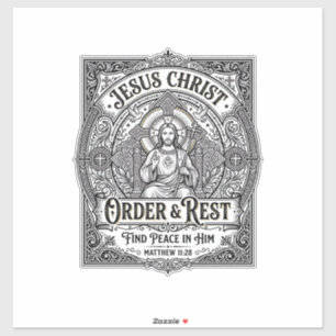 Jesus Ontruimen Schoon Thuis T-shirt Christelijke  Sticker