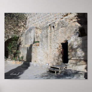 Jesus Open Tomb Israel Canvas print