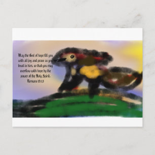 jésus overvloog briefkaart