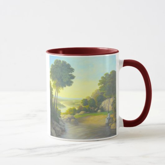 Jésus par la tasse de rivière (Droite)