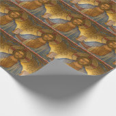 Jesus Pattern Wrapping Paper Cadeaupapier (Hoek)