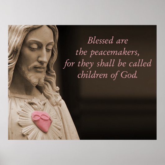 Jesus Peacemakers Poster (Voorkant)