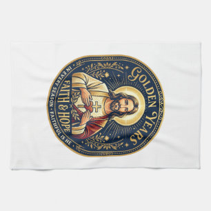 Jesus Pensioen Vintage T-shirt Christelijk Theedoek