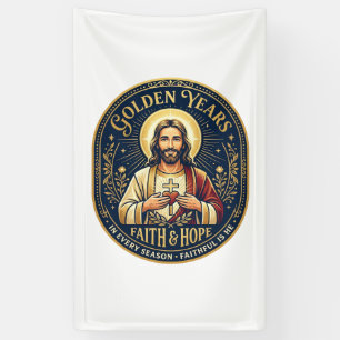Jesus Pensioen Vintage T-shirt Christen Spandoek