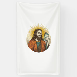 Jesus Per Ongeluk Video In Plaats Van Foto Camera Spandoek