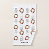 JÉSUS PERSONNALISÉ EST LA RAISON DE Noël (Serviette à main)