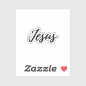 Jésus - petit autocollant (Feuille)