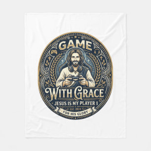 Jesus Pickleball Vintage T-shirt Christelijke Graf Fleece Deken