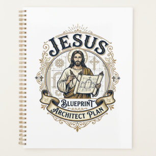 Jésus Plan Architecte Blueprint Jésus Plan Archite