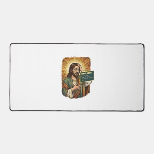 Jésus pleurant Erreur de syntaxe Codage Programmeu (Recto)