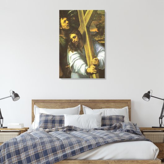 Jésus porte la croix Toile Enveloppée (Insitu(Chambre))