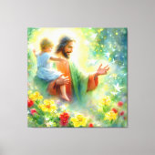 Jésus porte une toile d'enfant Imprimer l'image 14 (Recto)